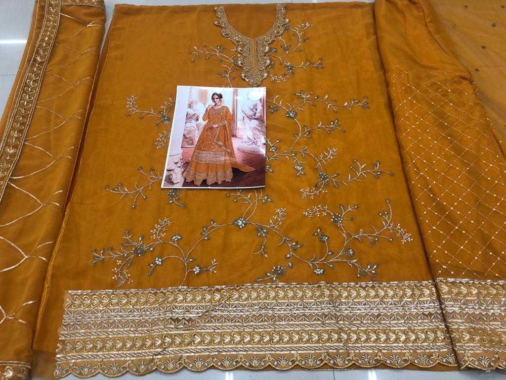 Ynf Georgette KESH504 4902 Suits & Dresses Wholesale Georgette Suit Semi Stitched Suits Semi-Stitched Suits Manufacturer
