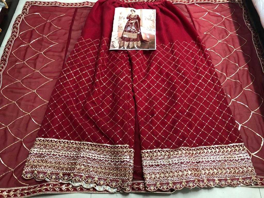 Ynf Georgette KESH504 4902 Suits & Dresses Wholesale Georgette Suit Semi Stitched Suits Semi-Stitched Suits Manufacturer