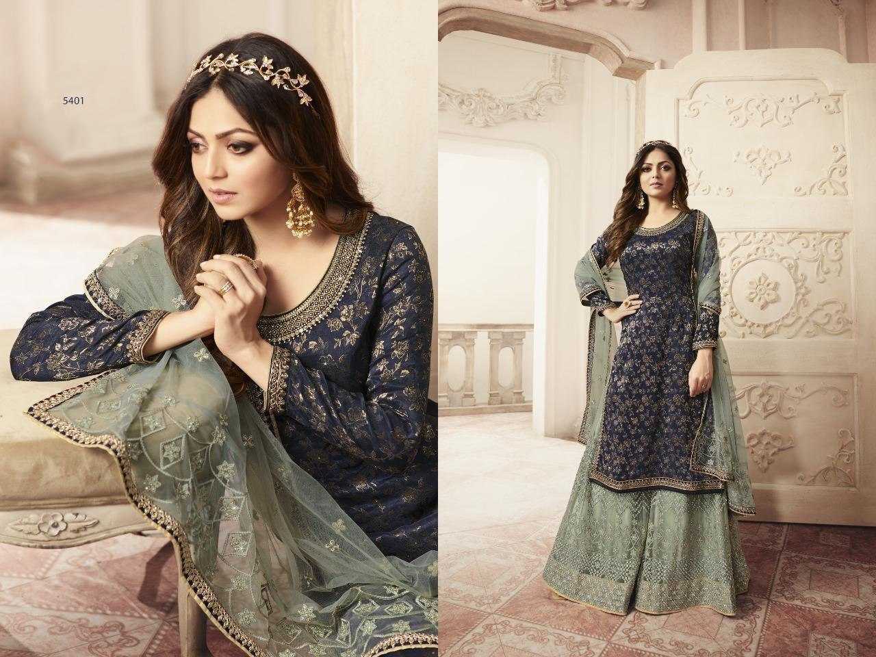 Ynf Georgette KESH504 5401 Suits & Dresses Wholesale Georgette Suit Semi Stitched Suits Semi-Stitched Suits Manufacturer