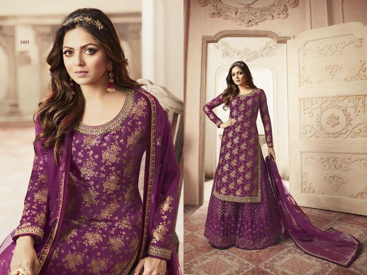 Ynf Georgette KESH504 5401 Suits & Dresses Wholesale Georgette Suit Semi Stitched Suits Semi-Stitched Suits Manufacturer