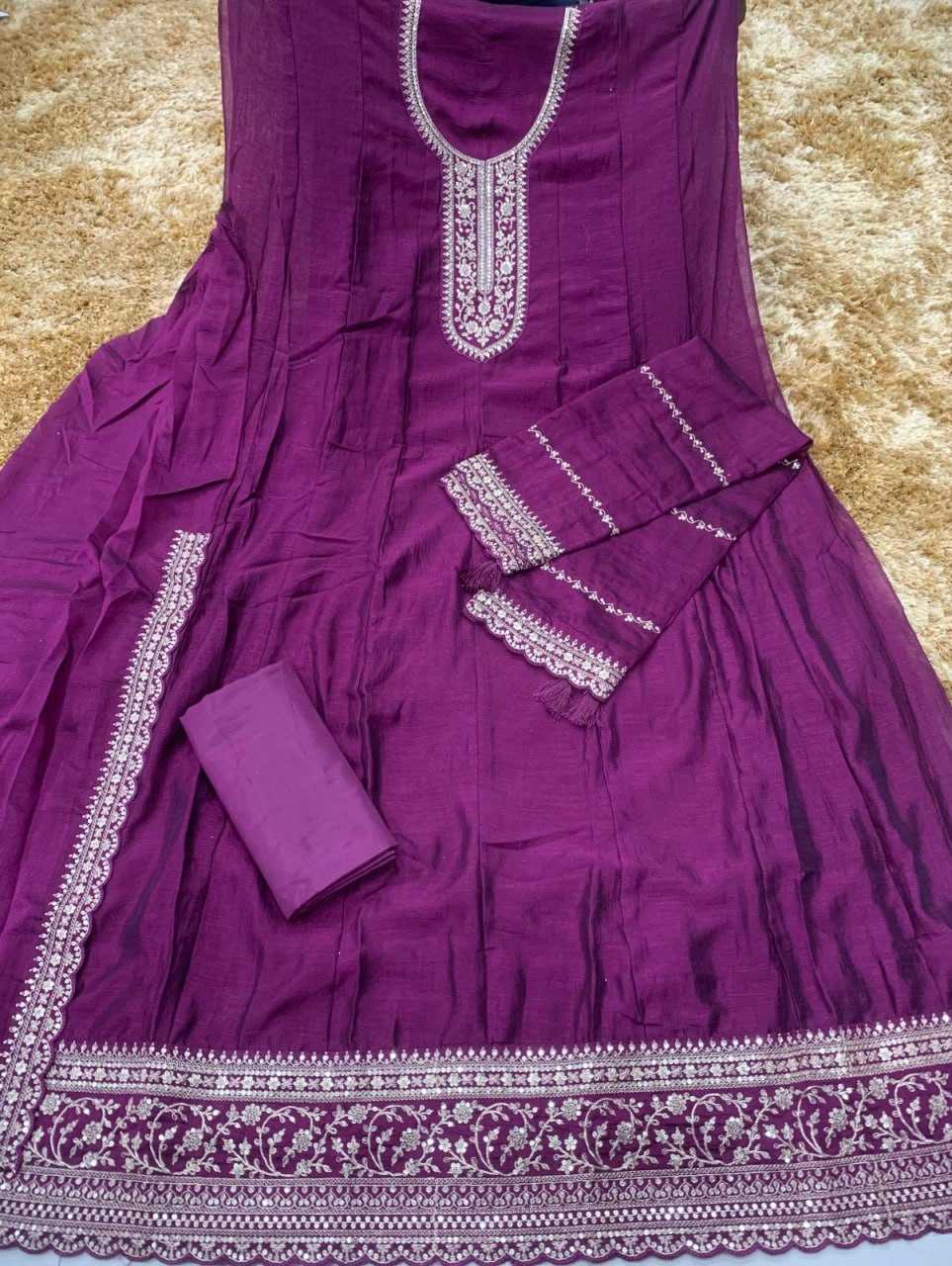 Ynf Georgette KESH504 67741 Gowns Wholesale Fancy Gowns Embroidery Gowns Anarkali Gown Long Gowns Manufacturer