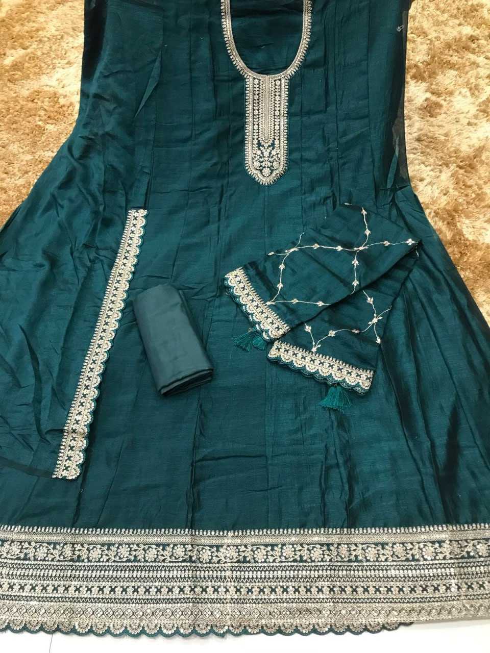 Ynf Georgette KESH504 67741 Gowns Wholesale Fancy Gowns Embroidery Gowns Anarkali Gown Long Gowns Manufacturer