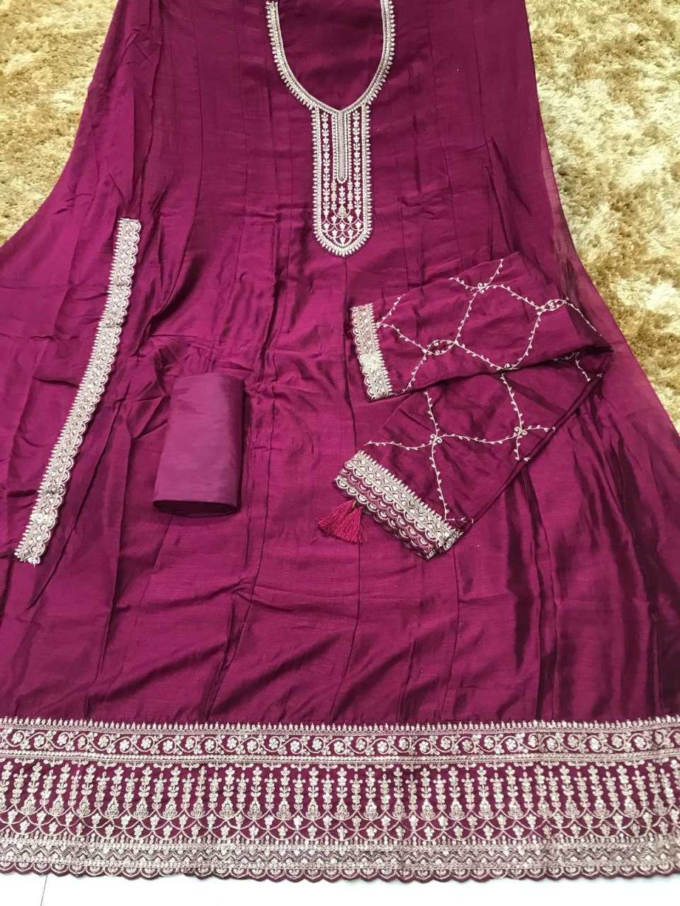 Ynf Georgette KESH504 67741 Gowns Wholesale Fancy Gowns Embroidery Gowns Anarkali Gown Long Gowns Manufacturer