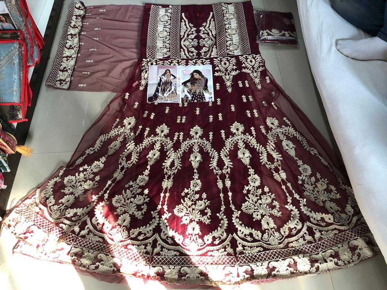 Ynf Georgette KESH504 8229 Gowns Wedding Collections Bollywood Collections Wholesale Georgette Gown Designer Gowns Shamita Shetty Manufacturer
