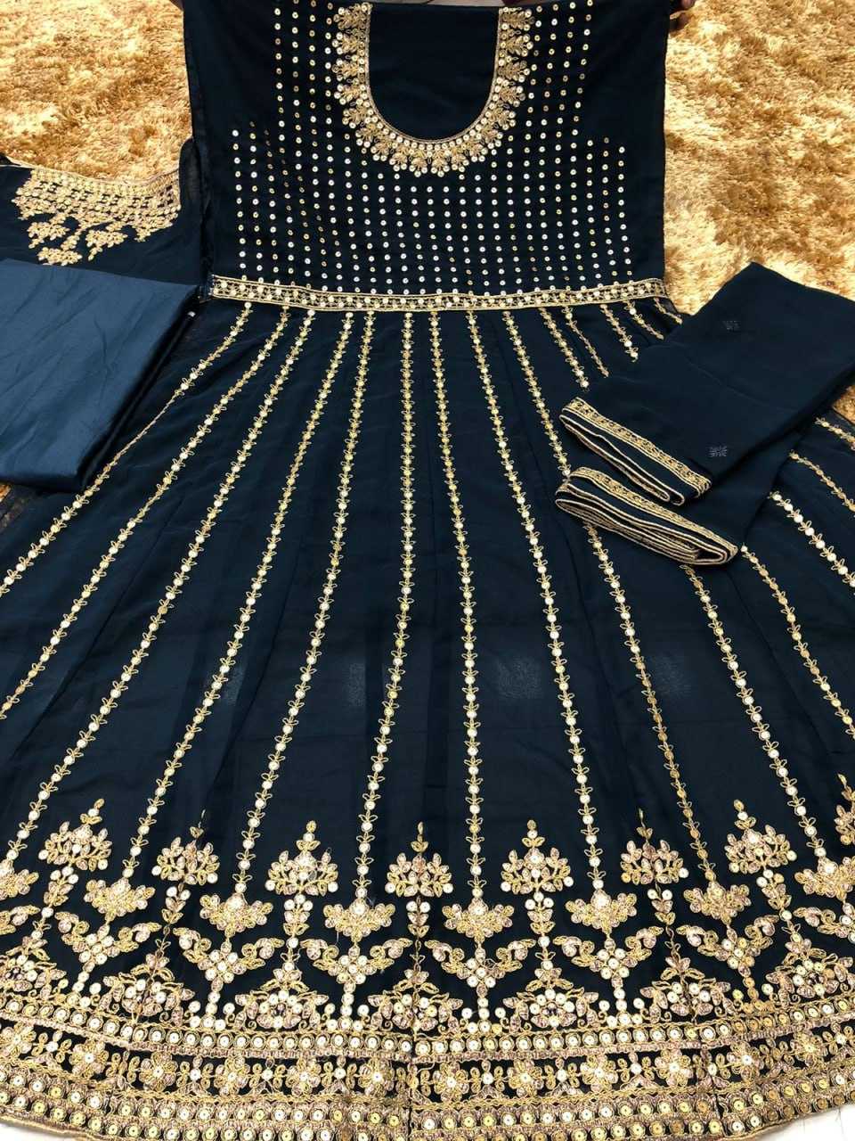 Ynf Georgette KESH504 8545 Gowns Wedding Collections Bollywood Collections Wholesale Embroidery Gowns Sequin Gowns Shamita Shetty Manufacturer