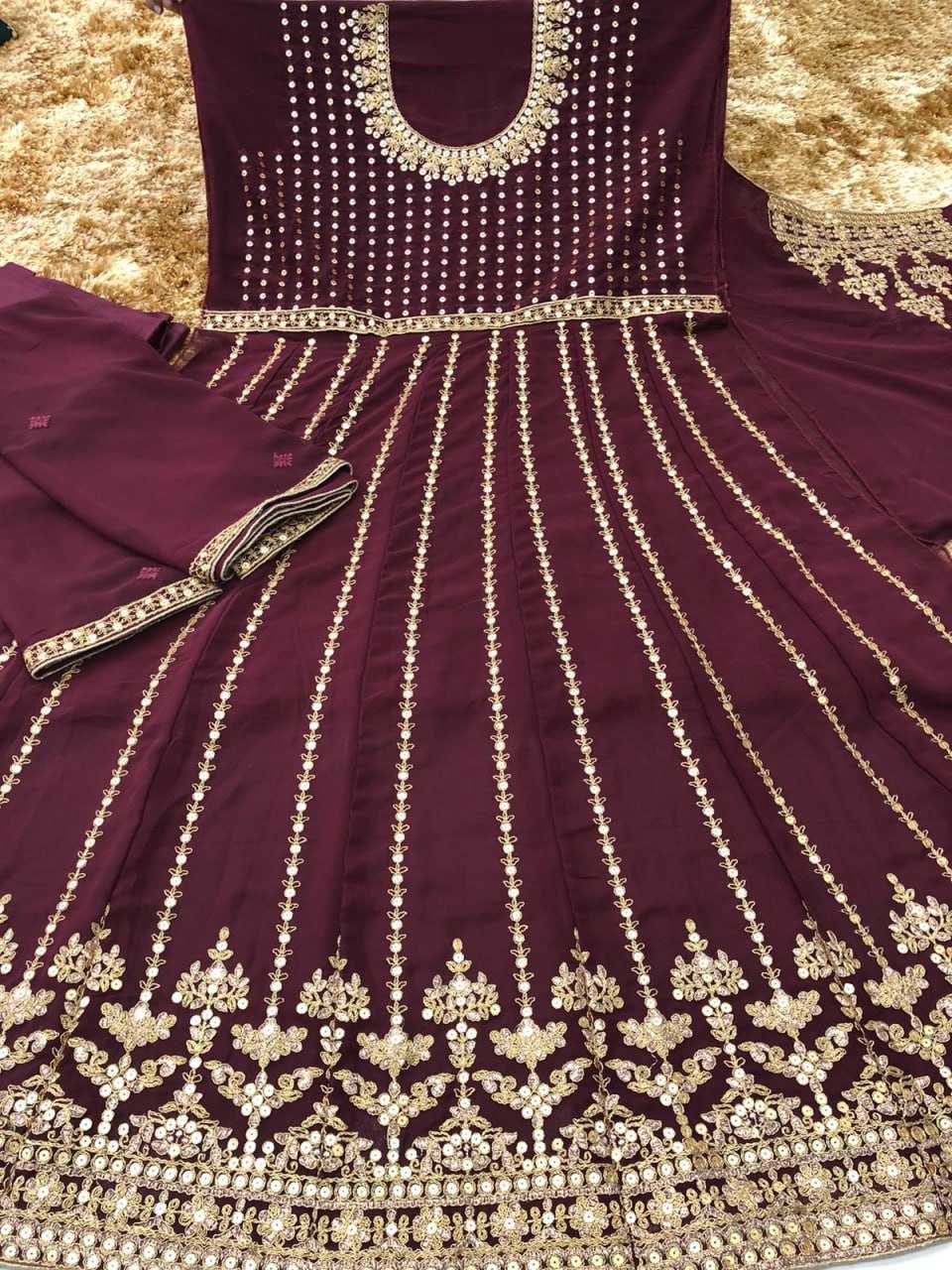 Ynf Georgette KESH504 8545 Gowns Wedding Collections Bollywood Collections Wholesale Embroidery Gowns Sequin Gowns Shamita Shetty Manufacturer