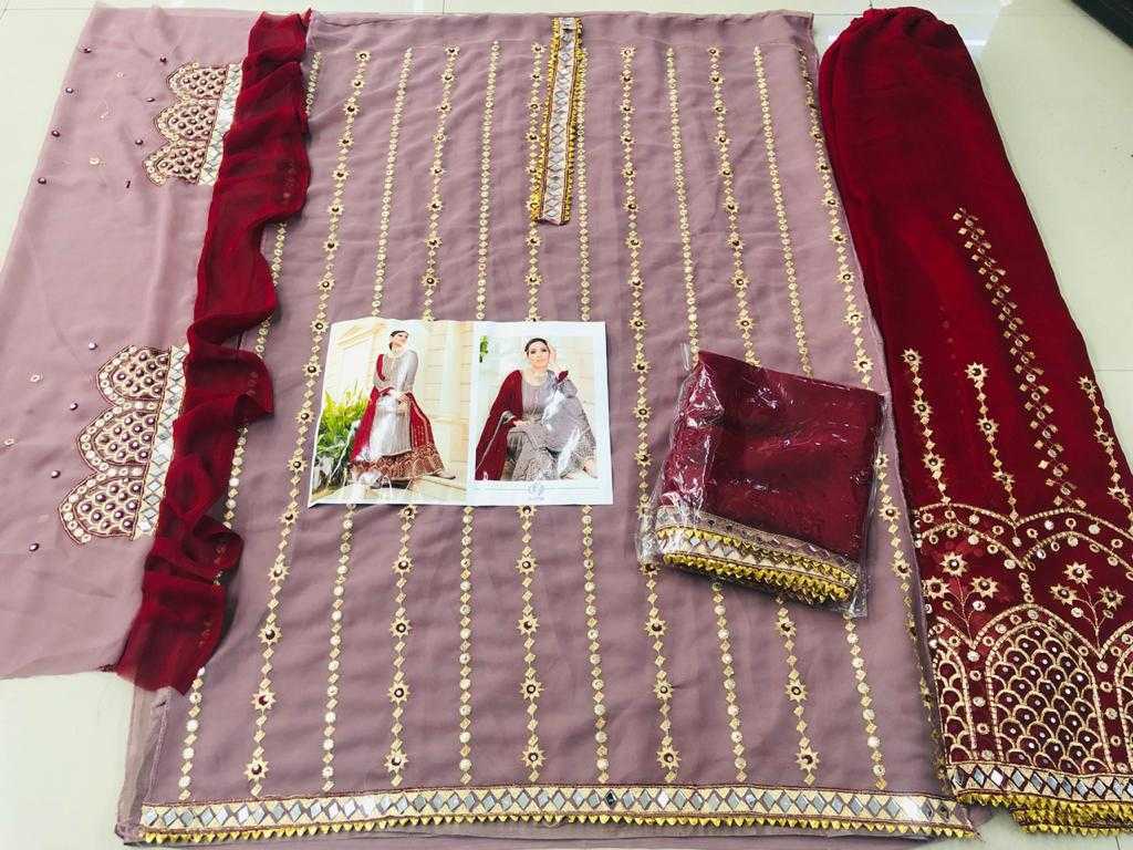 Ynf Georgette KESH504 9704 Suits & Dresses Wholesale Georgette Suit Semi Stitched Suits Semi-Stitched Suits Manufacturer