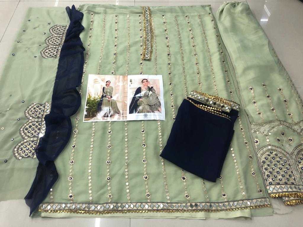 Ynf Georgette KESH504 9704 Suits & Dresses Wholesale Georgette Suit Semi Stitched Suits Semi-Stitched Suits Manufacturer
