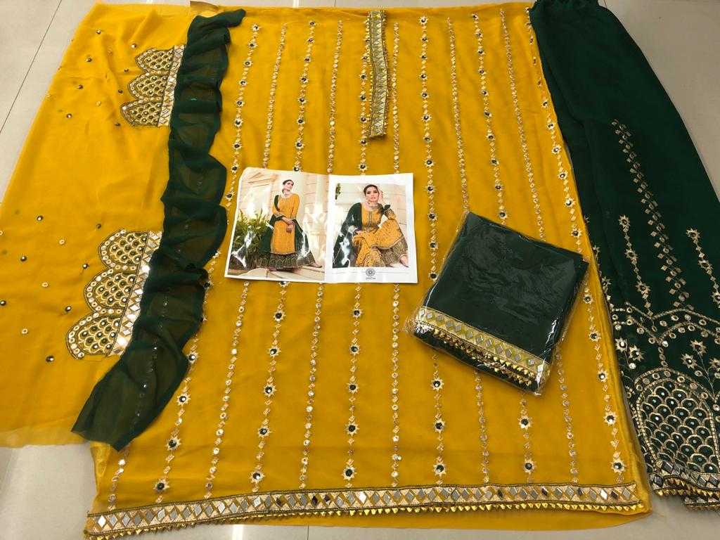 Ynf Georgette KESH504 9704 Suits & Dresses Wholesale Georgette Suit Semi Stitched Suits Semi-Stitched Suits Manufacturer