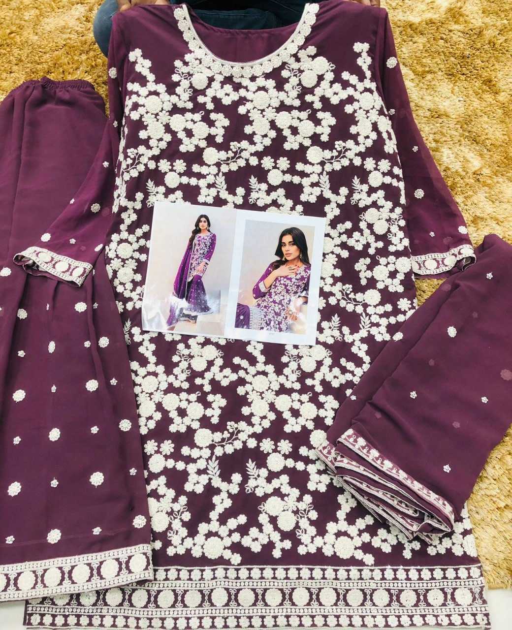 Ynf Georgette KESH504 9757 Suits & Dresses Wholesale Ladies Suits Embroidery Suits Georgette Suit Manufacturer