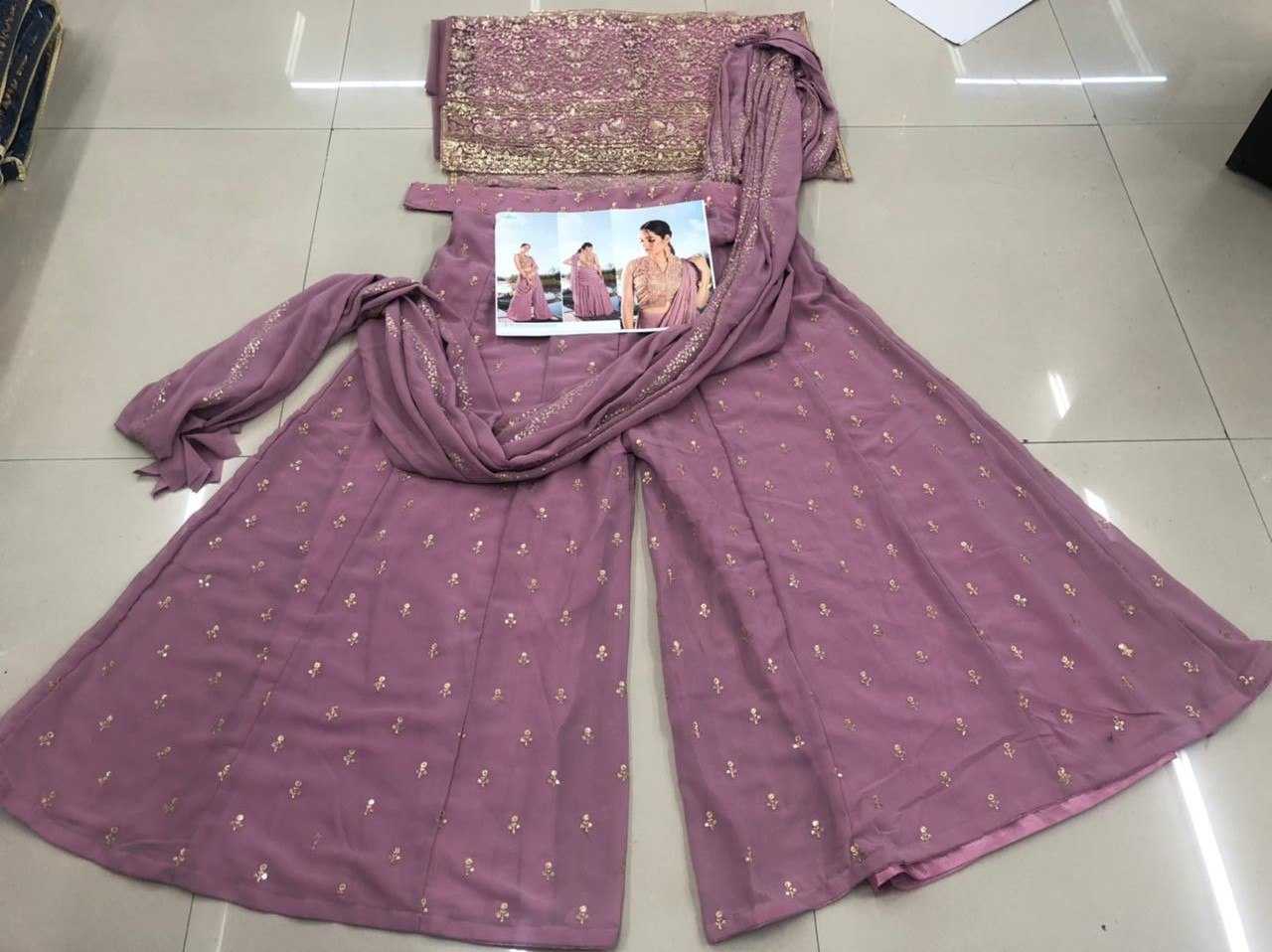 Ynf Georgette KESH504 9906 Suits & Dresses Wholesale Indo Western Dresses Party wear suits Semi Stitched Suits Manufacturer