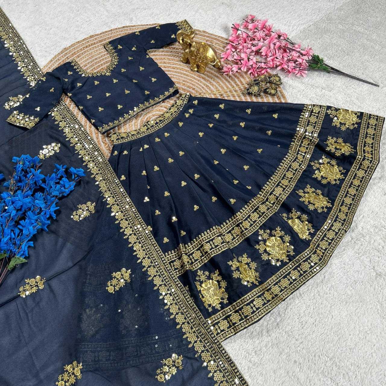Ynf Georgette KESH505 344 Kids Wear Wholesale Kids Lehenga Kids Ghagra Choli Indian Wear For Kids Manufacturer