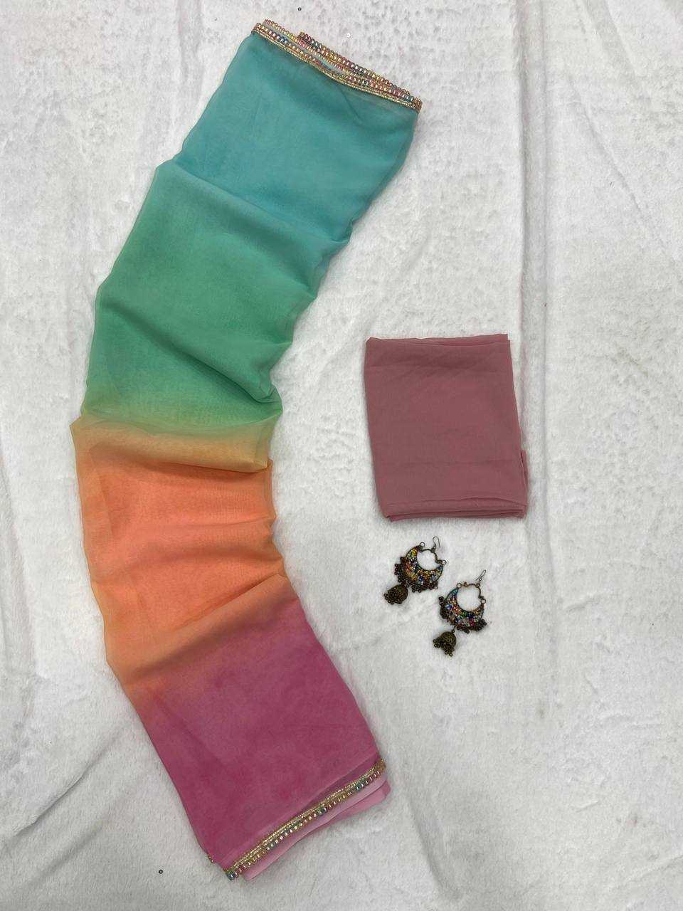 Ynf Georgette KESH509 103 Sarees Wholesale Designer Sarees Fancy Sarees Ladies Sarees Manufacturer