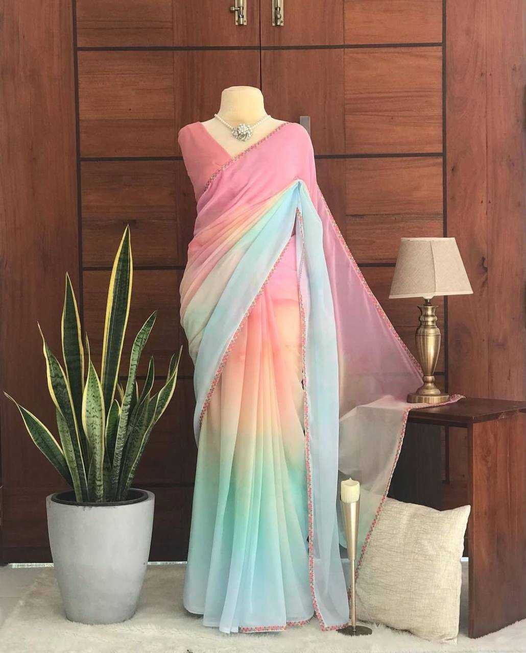 Ynf Georgette KESH509 103 Sarees Wholesale Designer Sarees Fancy Sarees Ladies Sarees Manufacturer