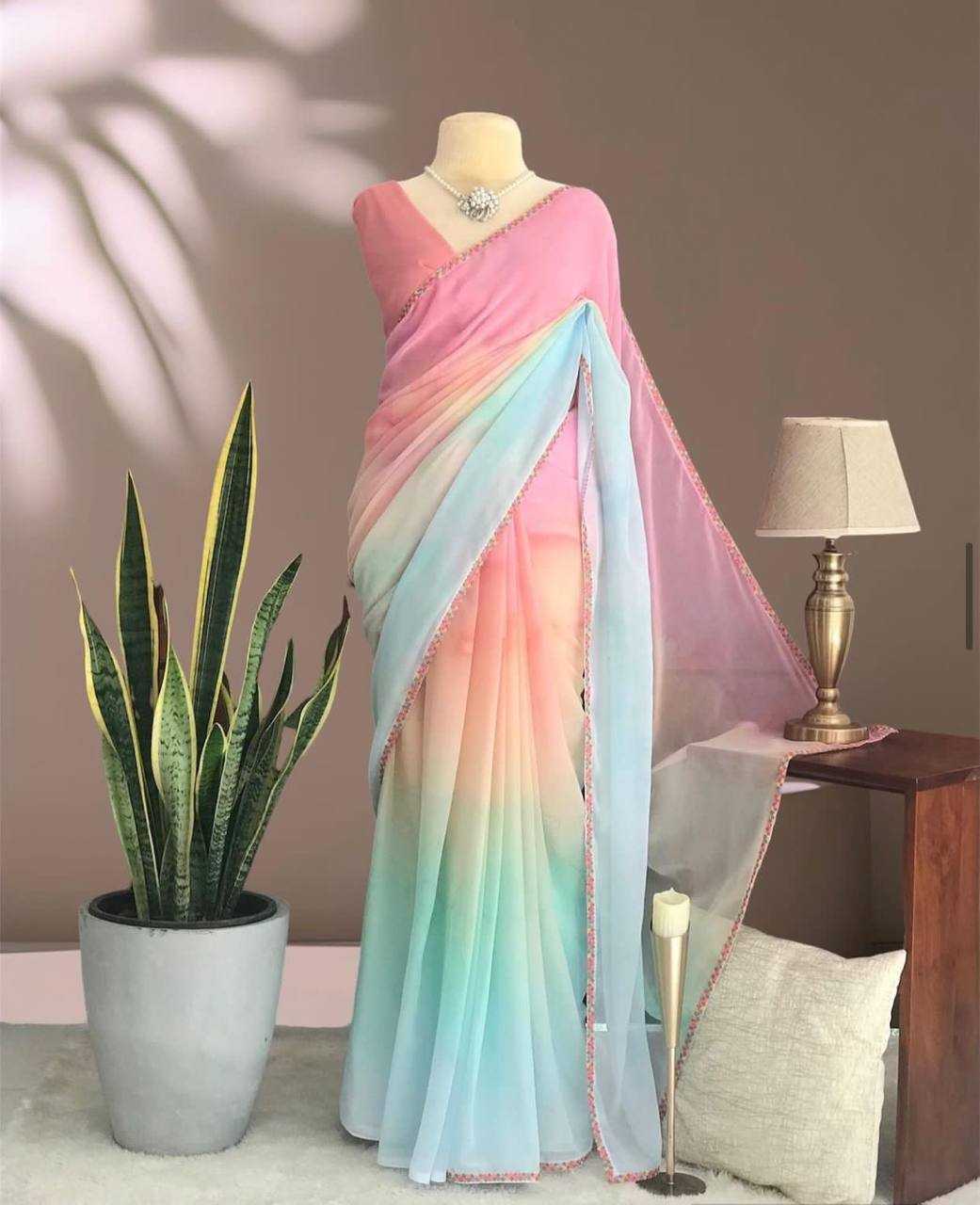 Ynf Georgette KESH509 103 Sarees Wholesale Designer Sarees Fancy Sarees Ladies Sarees Manufacturer