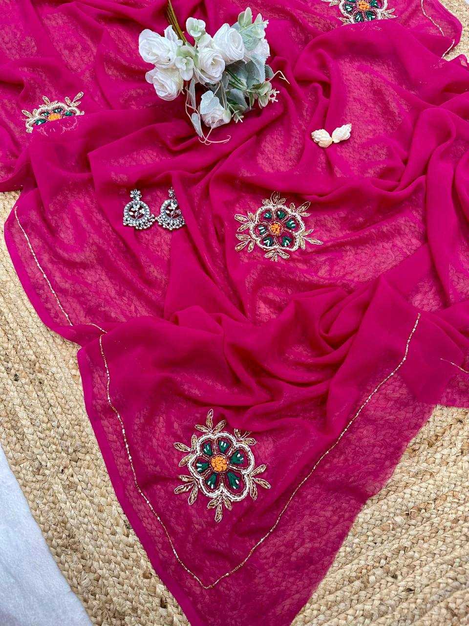 Ynf Georgette KESH509 104 Sarees Wholesale Designer Sarees Fancy Sarees Ladies Sarees Manufacturer