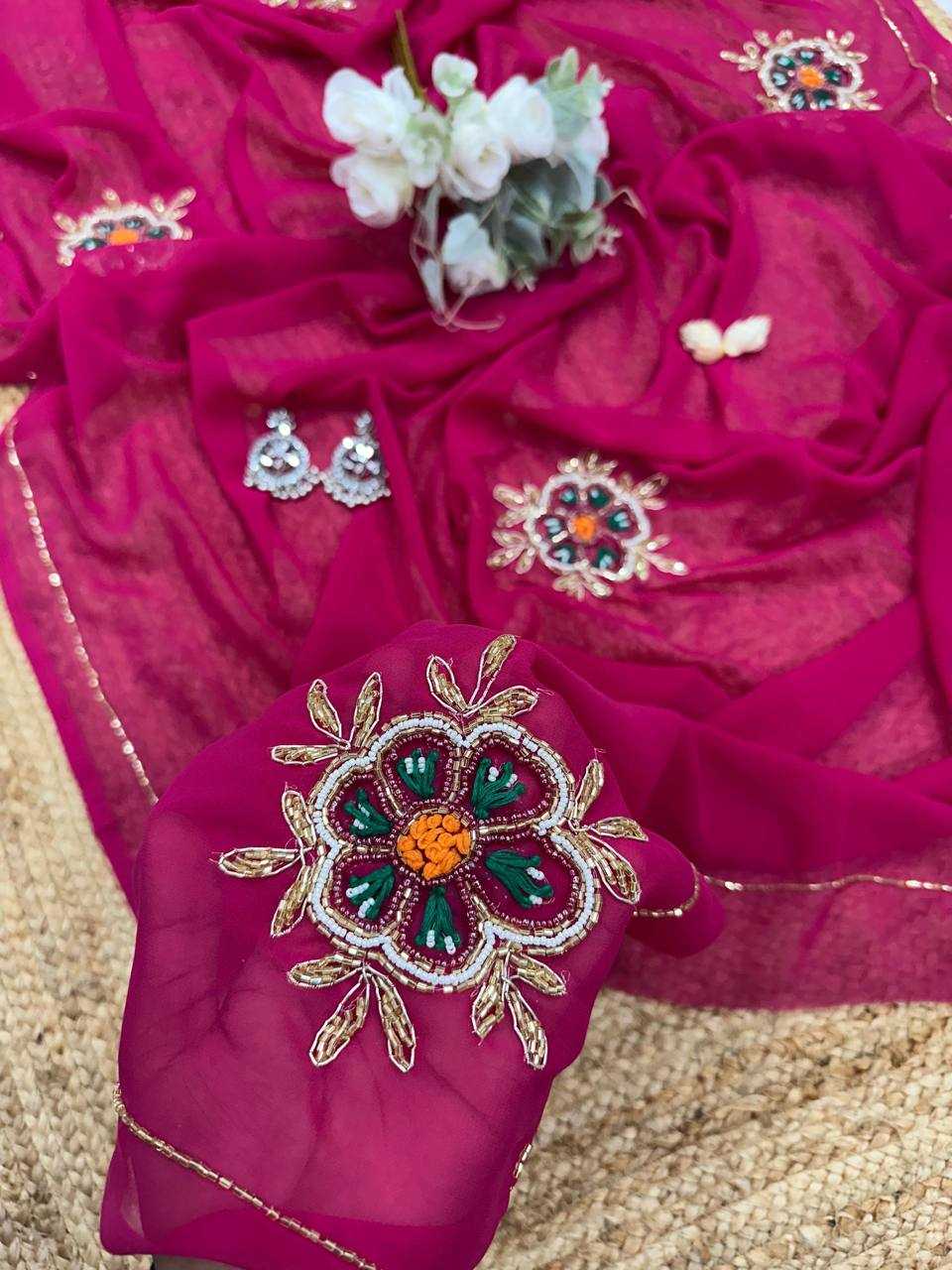 Ynf Georgette KESH509 104 Sarees Wholesale Designer Sarees Fancy Sarees Ladies Sarees Manufacturer