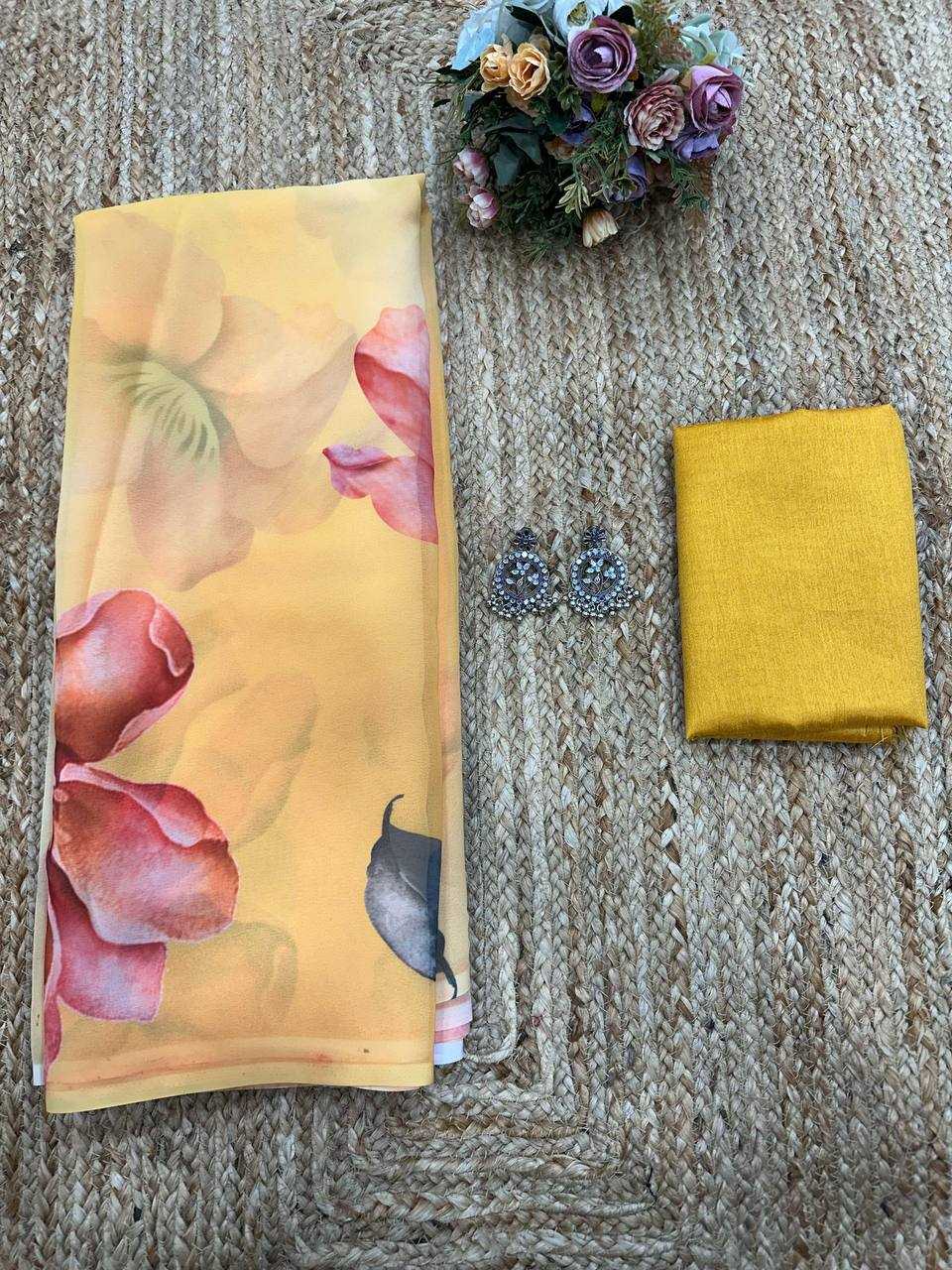 Ynf Georgette KESH509 106 Sarees Wholesale Designer Sarees Fancy Sarees Ladies Sarees Manufacturer