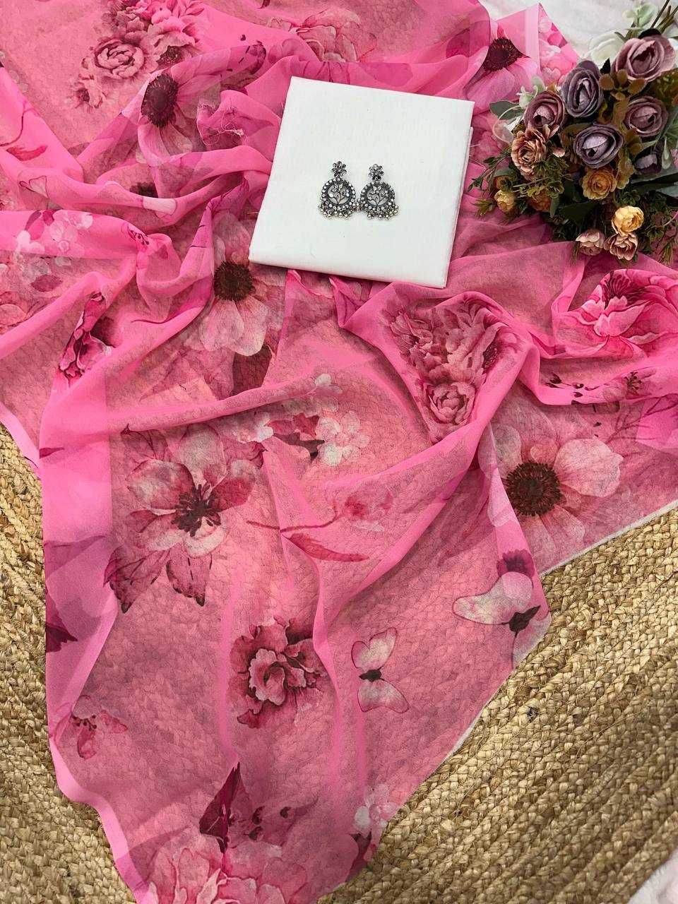 Ynf Georgette KESH509 106 Sarees Wholesale Designer Sarees Fancy Sarees Ladies Sarees Manufacturer