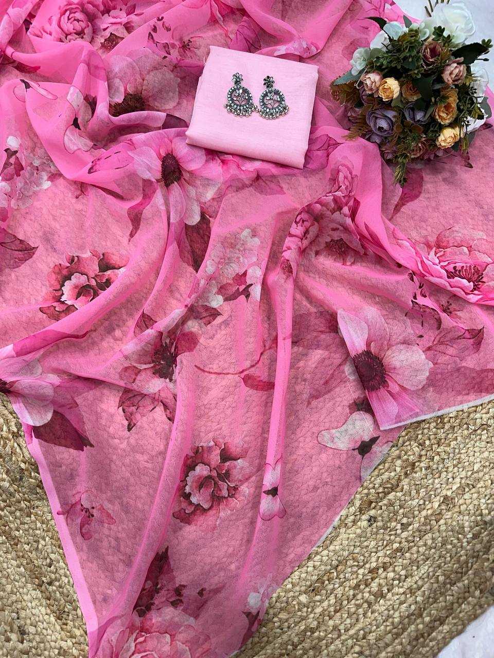 Ynf Georgette KESH509 106 Sarees Wholesale Designer Sarees Fancy Sarees Ladies Sarees Manufacturer
