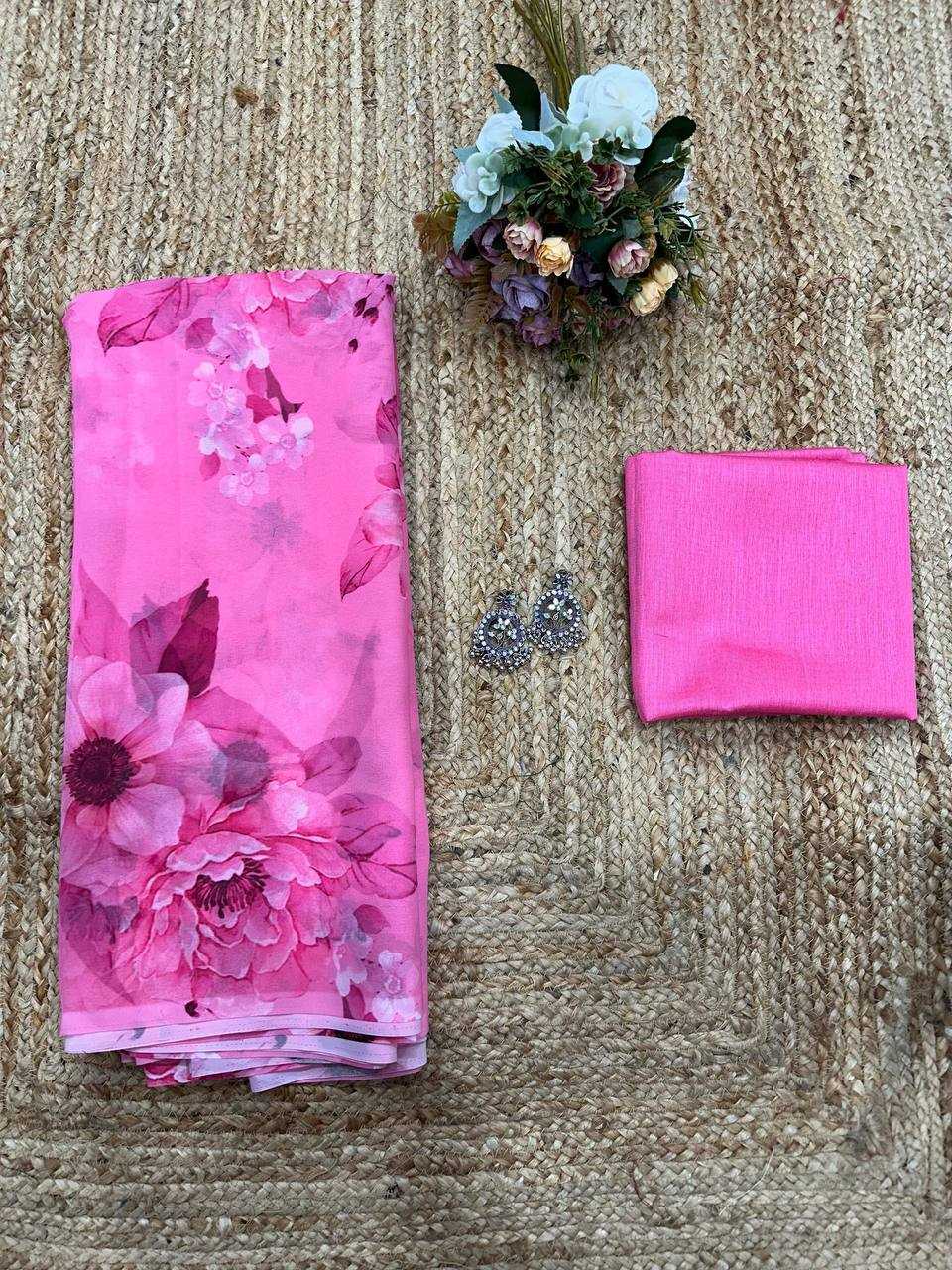 Ynf Georgette KESH509 106 Sarees Wholesale Designer Sarees Fancy Sarees Ladies Sarees Manufacturer