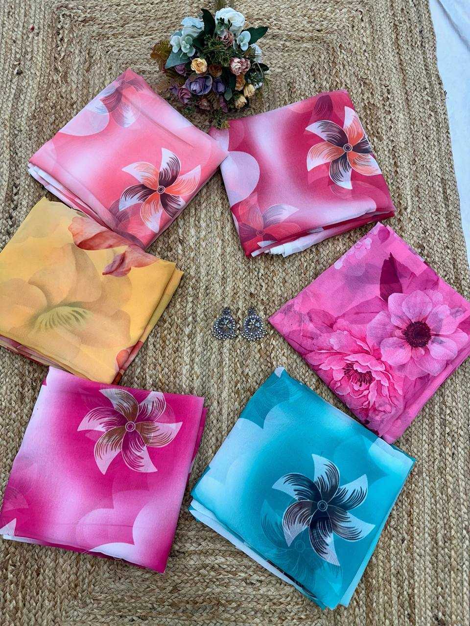 Ynf Georgette KESH509 106 Sarees Wholesale Designer Sarees Fancy Sarees Ladies Sarees Manufacturer