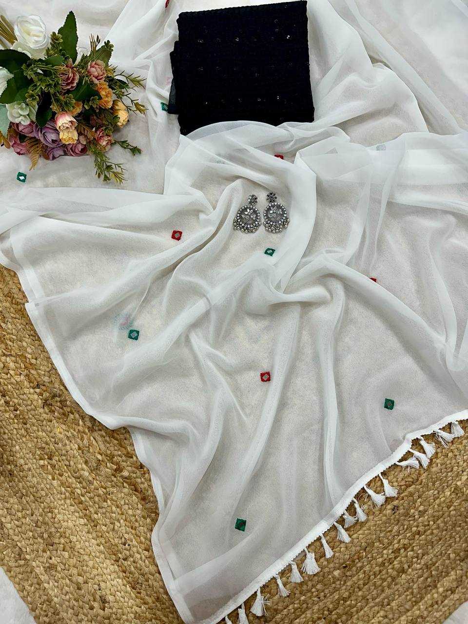 Ynf Georgette KESH509 107 Sarees Wholesale Designer Sarees Fancy Sarees Ladies Sarees Manufacturer