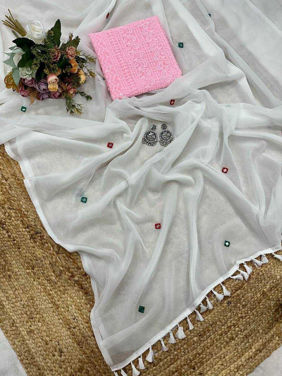Ynf Georgette KESH509 107 Sarees Wholesale Designer Sarees Fancy Sarees Ladies Sarees Manufacturer