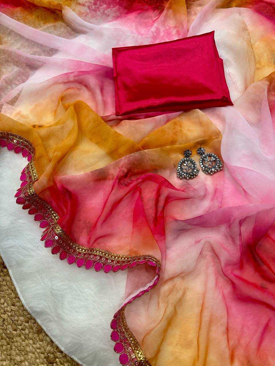 Ynf Georgette KESH509 113 Sarees Wholesale Designer Sarees Fancy Sarees Ladies Sarees Manufacturer