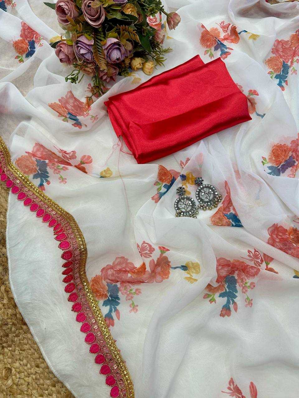 Ynf Georgette KESH509 113 Sarees Wholesale Designer Sarees Fancy Sarees Ladies Sarees Manufacturer