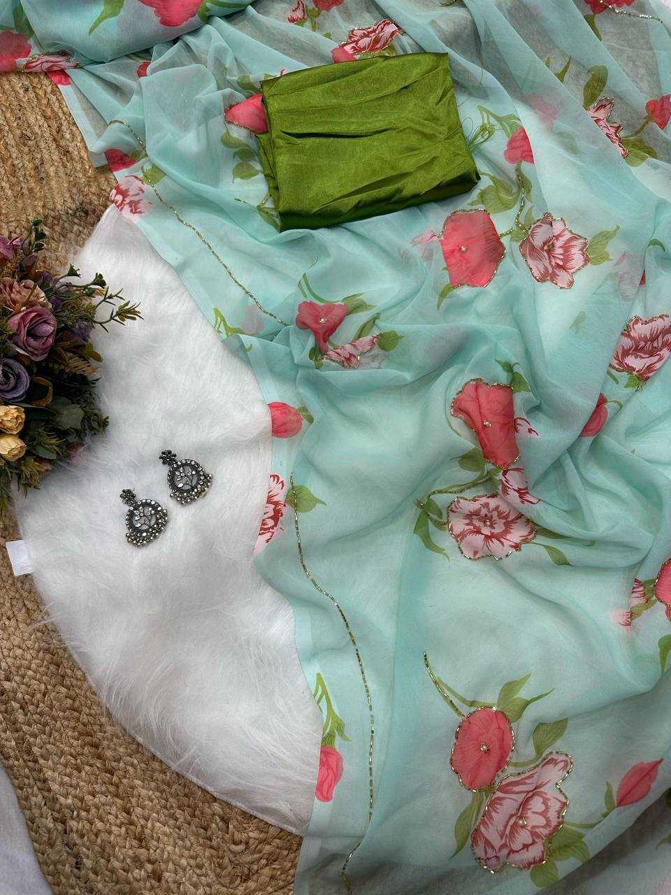 Ynf Georgette KESH509 114 Sarees Wholesale Designer Sarees Fancy Sarees Ladies Sarees Manufacturer