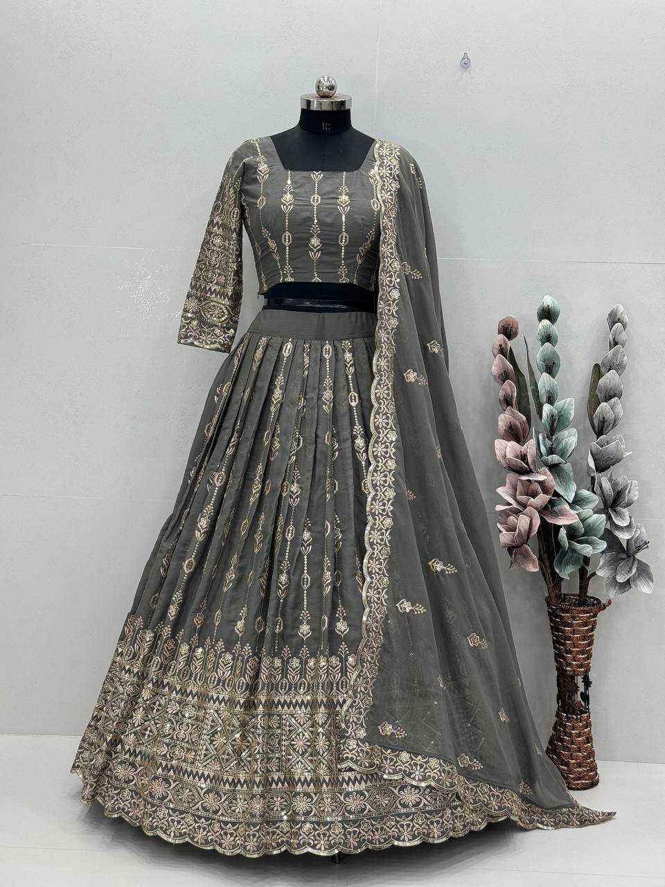 Ynf Georgette KESH512 1034 Lehengas Wholesale Designer Lehenga Fancy Lehenga Embroidered Lehenga Manufacturer