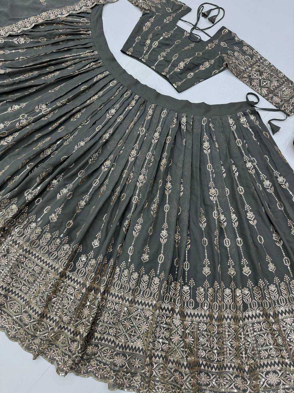 Ynf Georgette KESH512 1034 Lehengas Wholesale Designer Lehenga Fancy Lehenga Embroidered Lehenga Manufacturer