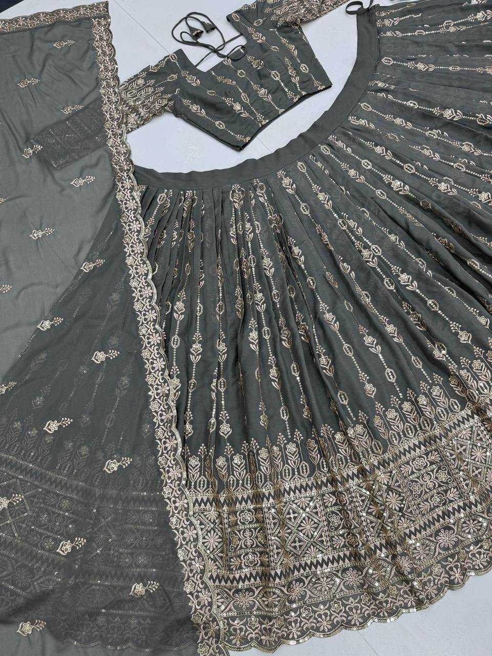 Ynf Georgette KESH512 1034 Lehengas Wholesale Designer Lehenga Fancy Lehenga Embroidered Lehenga Manufacturer