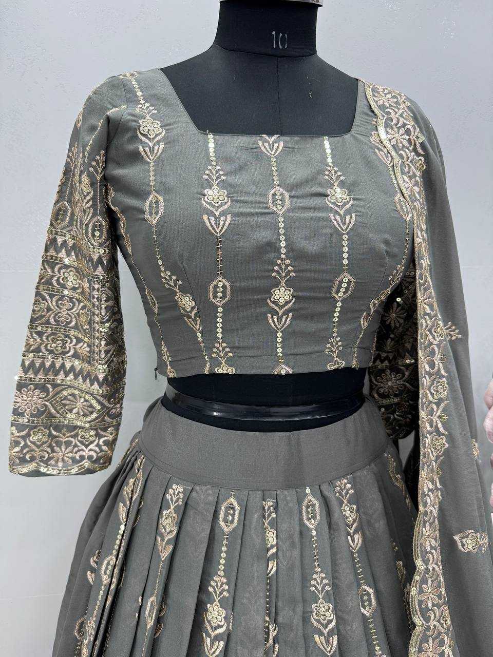 Ynf Georgette KESH512 1034 Lehengas Wholesale Designer Lehenga Fancy Lehenga Embroidered Lehenga Manufacturer