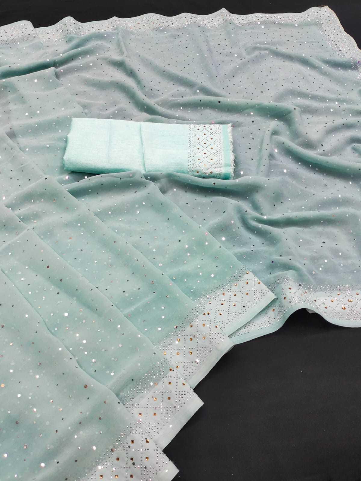 Ynf Georgette KESH514 122 Sarees Wholesale Designer Sarees Party Wear Sarees Fancy Sarees Manufacturer