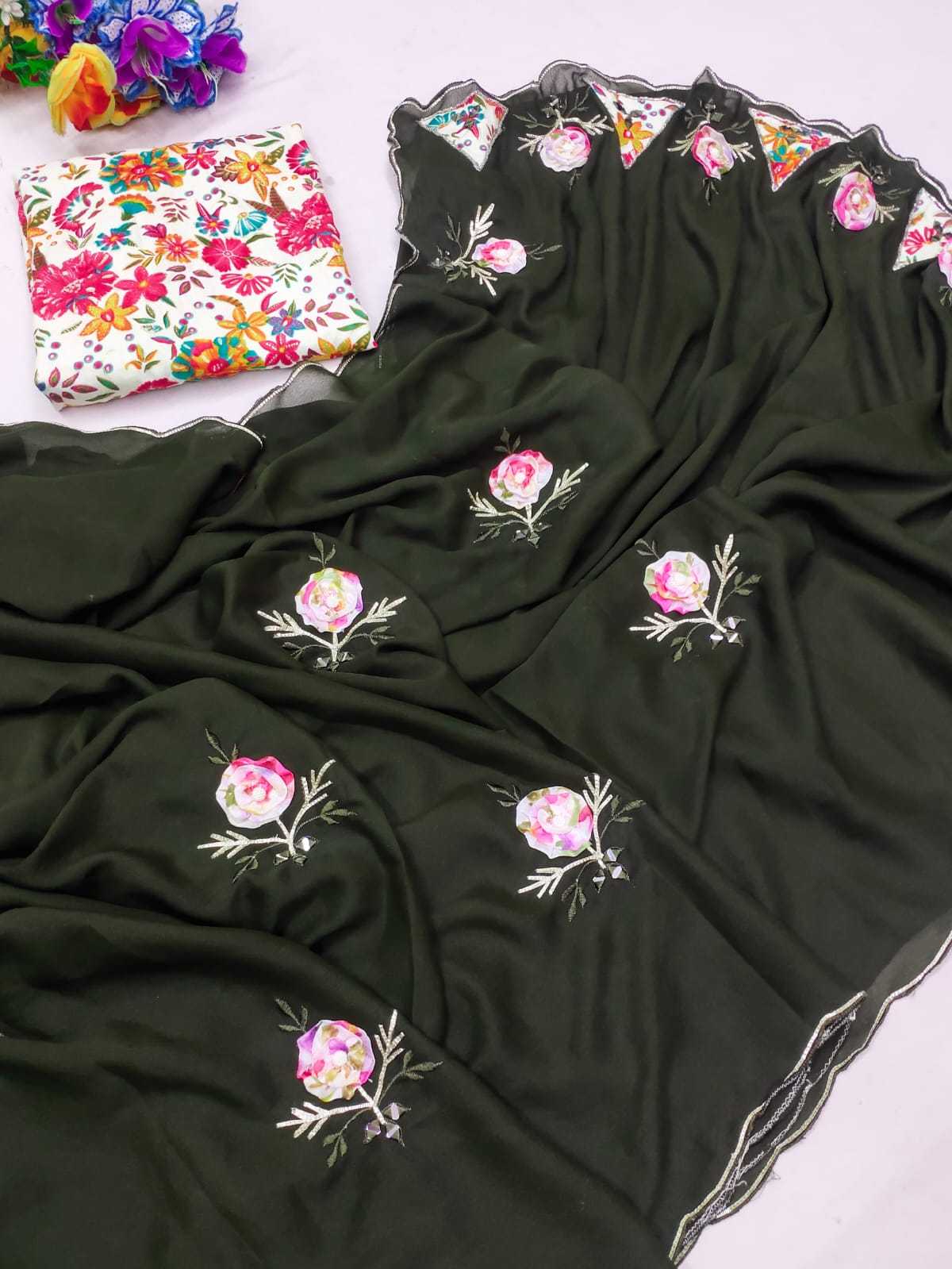 Ynf Georgette KESH514 137 Sarees Wholesale Designer Sarees Party Wear Sarees Georgette Sarees Manufacturer