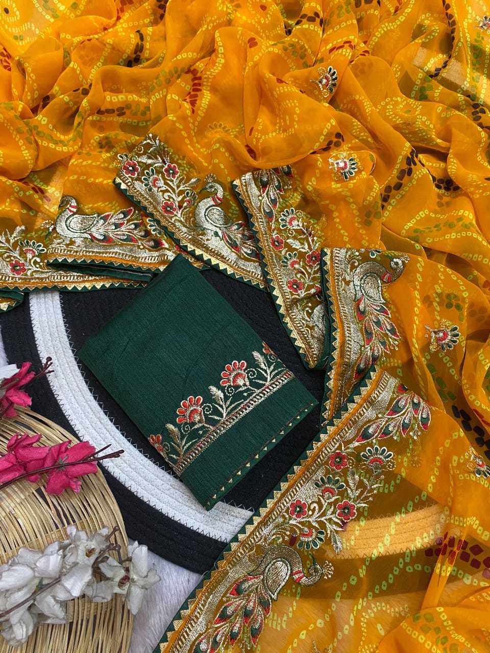 Ynf Georgette KESH514 151 Sarees Wholesale Designer Sarees Embroidered Sarees Manufacturer