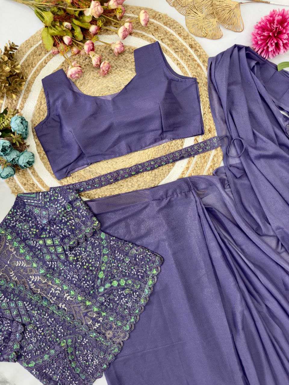 Ynf Georgette KESH516 9251 Sarees Wholesale Ready To Wear Sarees Party Wear Sarees Fancy Sarees Sequence Sarees Embroidered Sarees Saree with Jacket Manufacturer