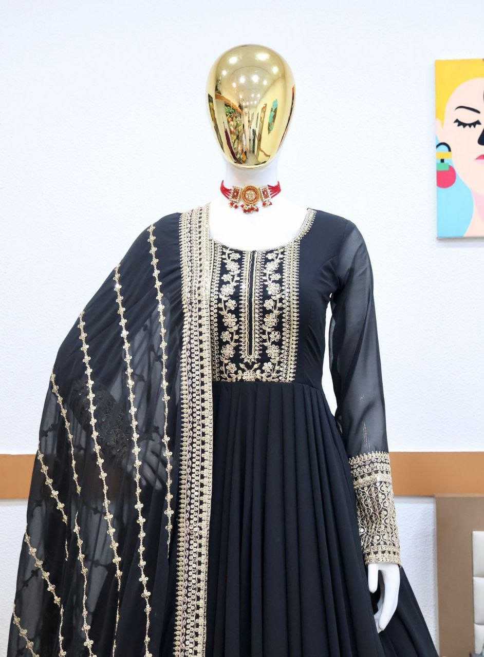 Ynf Georgette KESH517 1101 Suits & Dresses Wholesale Embroidery Suits Designer dresses Manufacturer