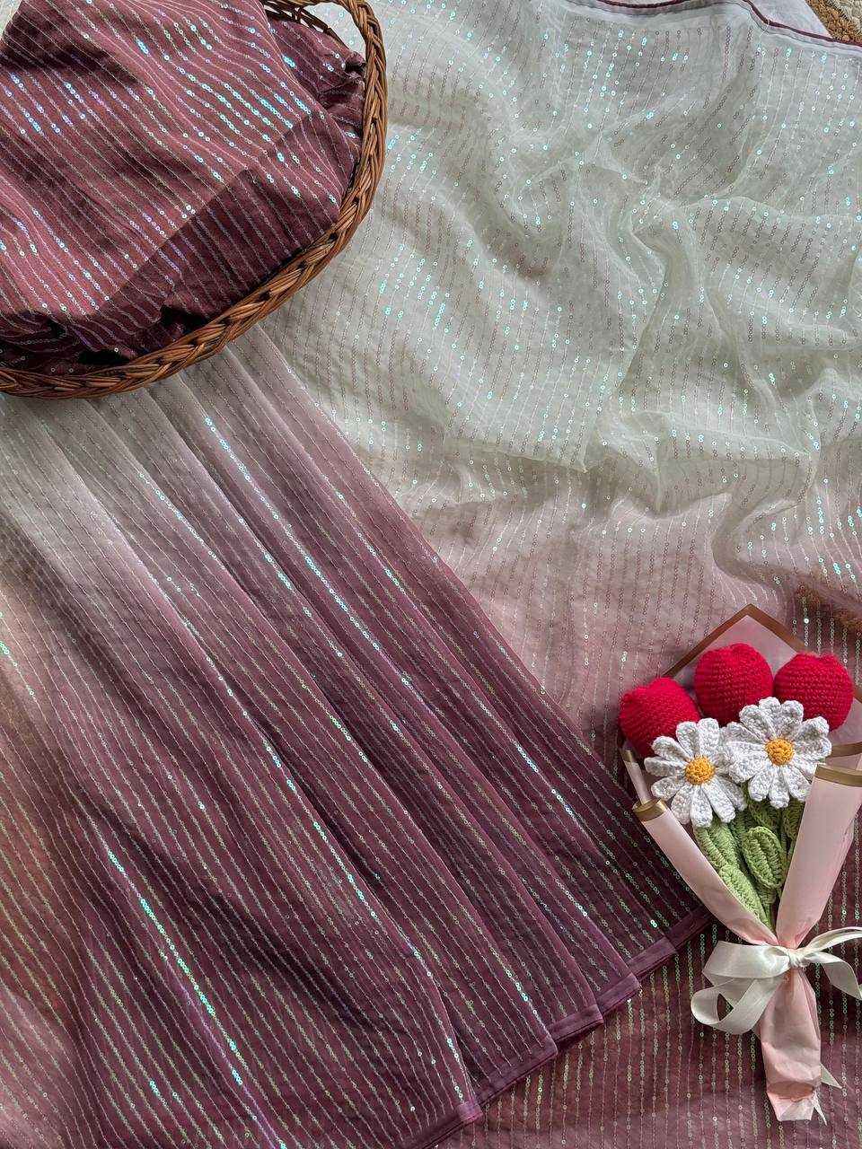 Ynf Georgette RIN105 MAYA Sarees Wholesale Party Wear Sarees Fancy Sarees Sequence Sarees Embroidered Sarees Manufacturer
