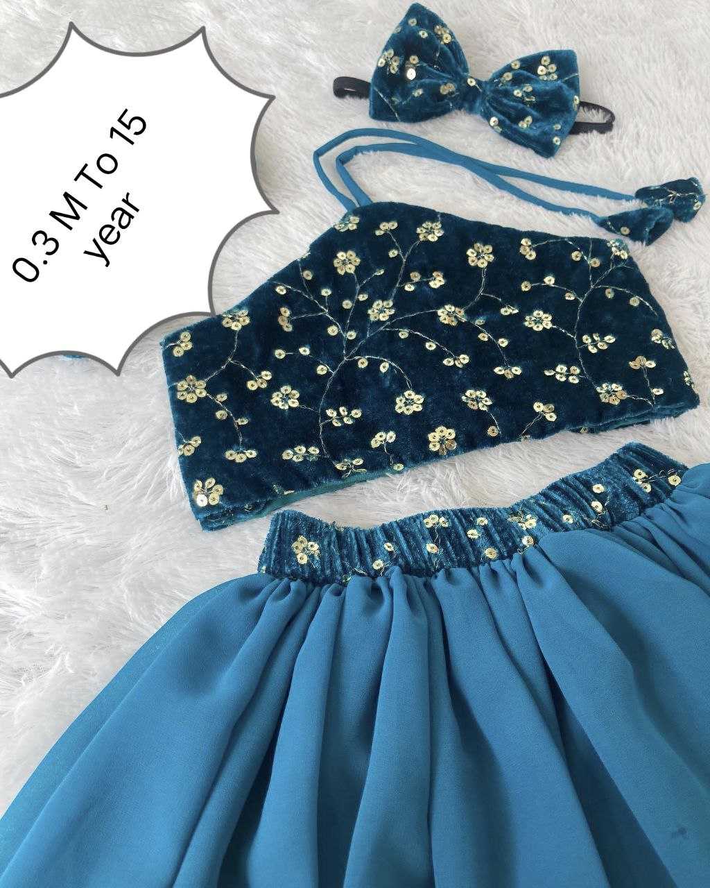 Ynf Georgette RIN107 345 Kids Wear Wholesale Kids Lehenga Kids Lehenga Choli Baby Girl Lehenga Manufacturer
