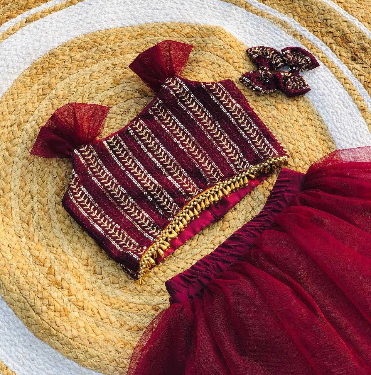 Ynf Georgette RIN107 365 Kids Wear Wholesale Kids Lehenga Kids Festive Wear Baby Girl Lehenga Manufacturer