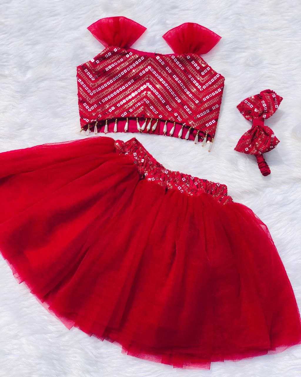 Ynf Georgette RIN107 365 Kids Wear Wholesale Kids Lehenga Kids Festive Wear Baby Girl Lehenga Manufacturer