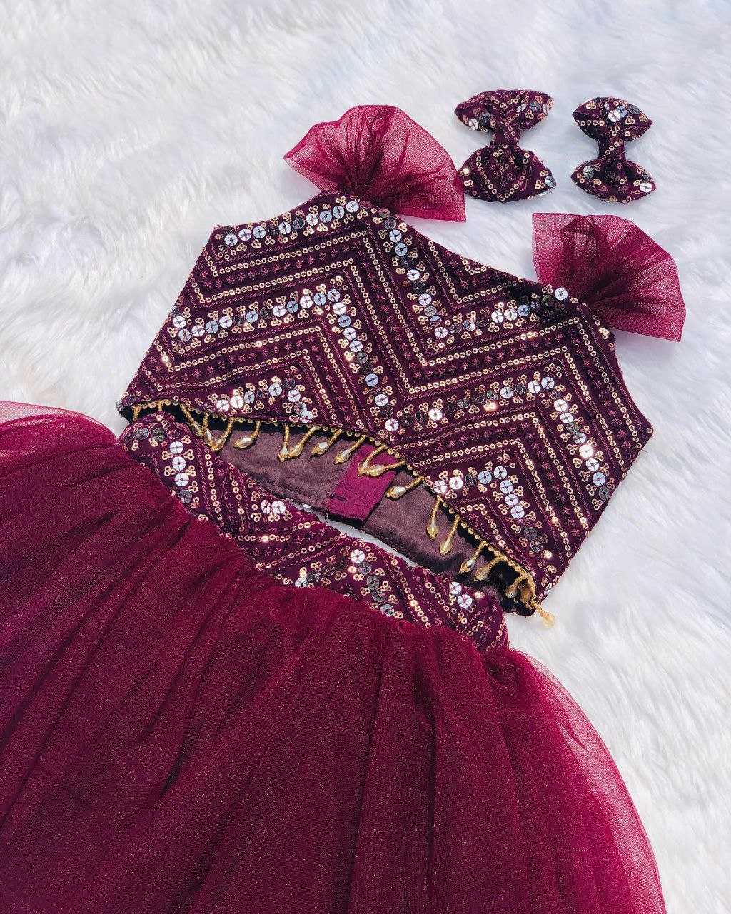 Ynf Georgette RIN107 365 Kids Wear Wholesale Kids Lehenga Kids Festive Wear Baby Girl Lehenga Manufacturer