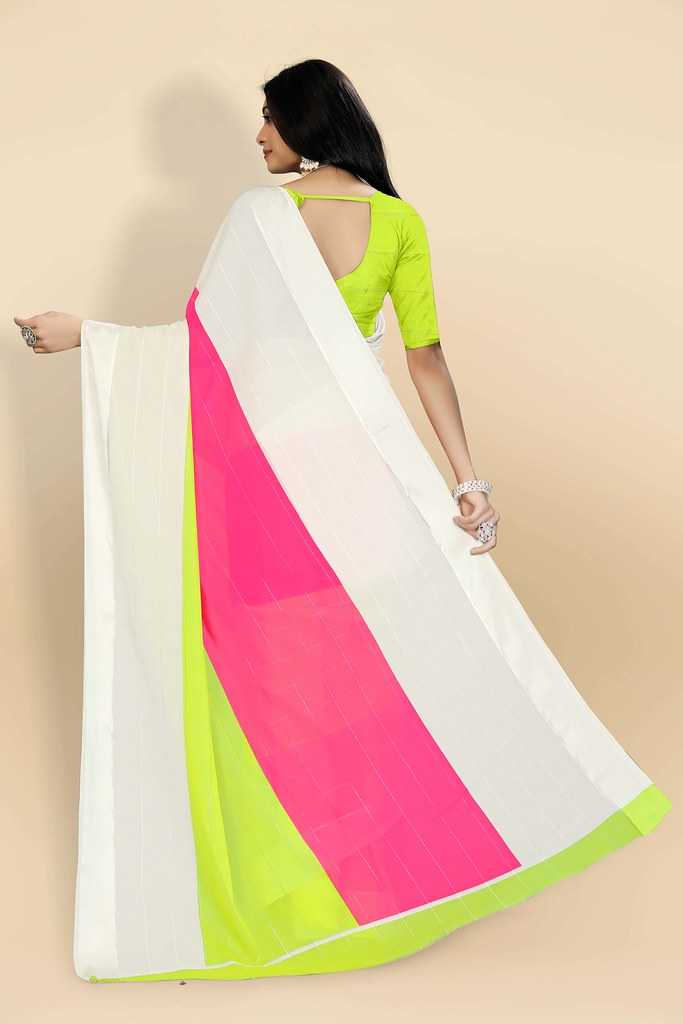 Ynf Georgette RIN122 PUSPA- 2 Sarees Wholesale Designer Sarees Fancy Sarees Georgette Sarees Manufacturer