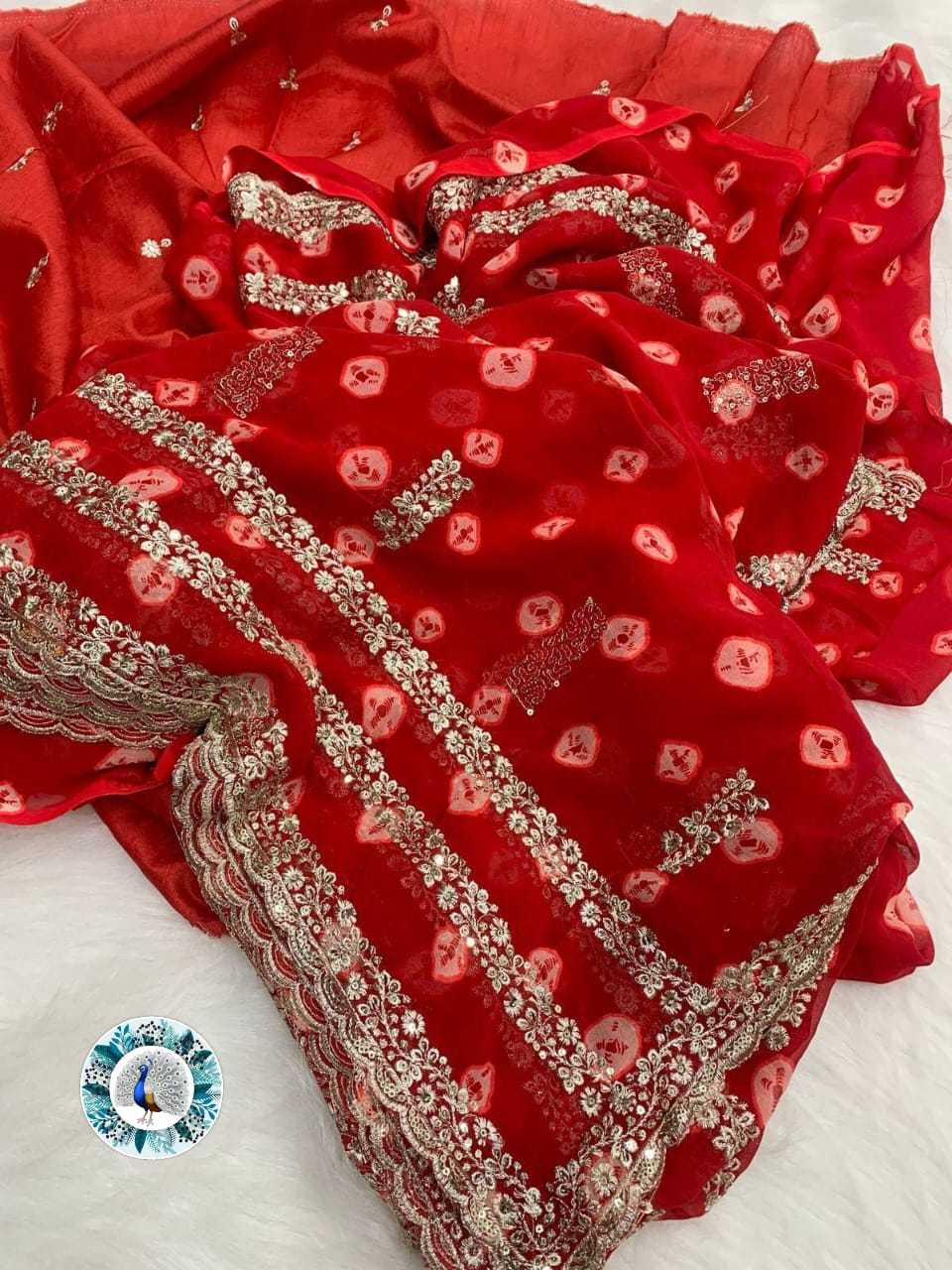 Ynf Georgette RIN128 soft c Sarees Wedding Collections Festive Collections Wholesale Georgette Sarees Sequence Sarees Butta Sarees Manufacturer