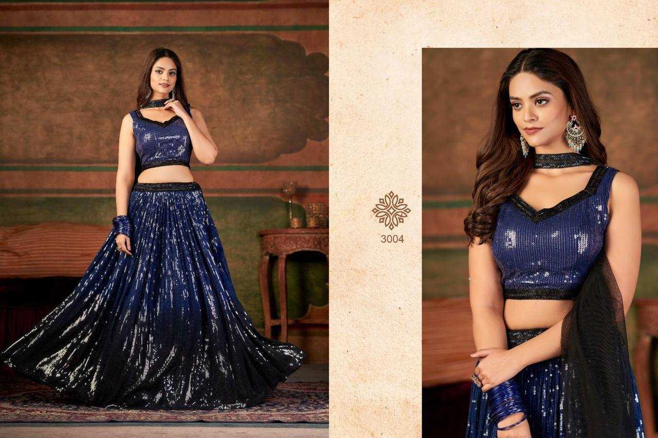 Ynf Georgette RIN131 3004 Lehengas Festive Collections Wholesale Sequins Lehenga Navratri Chaniya Choli Manufacturer