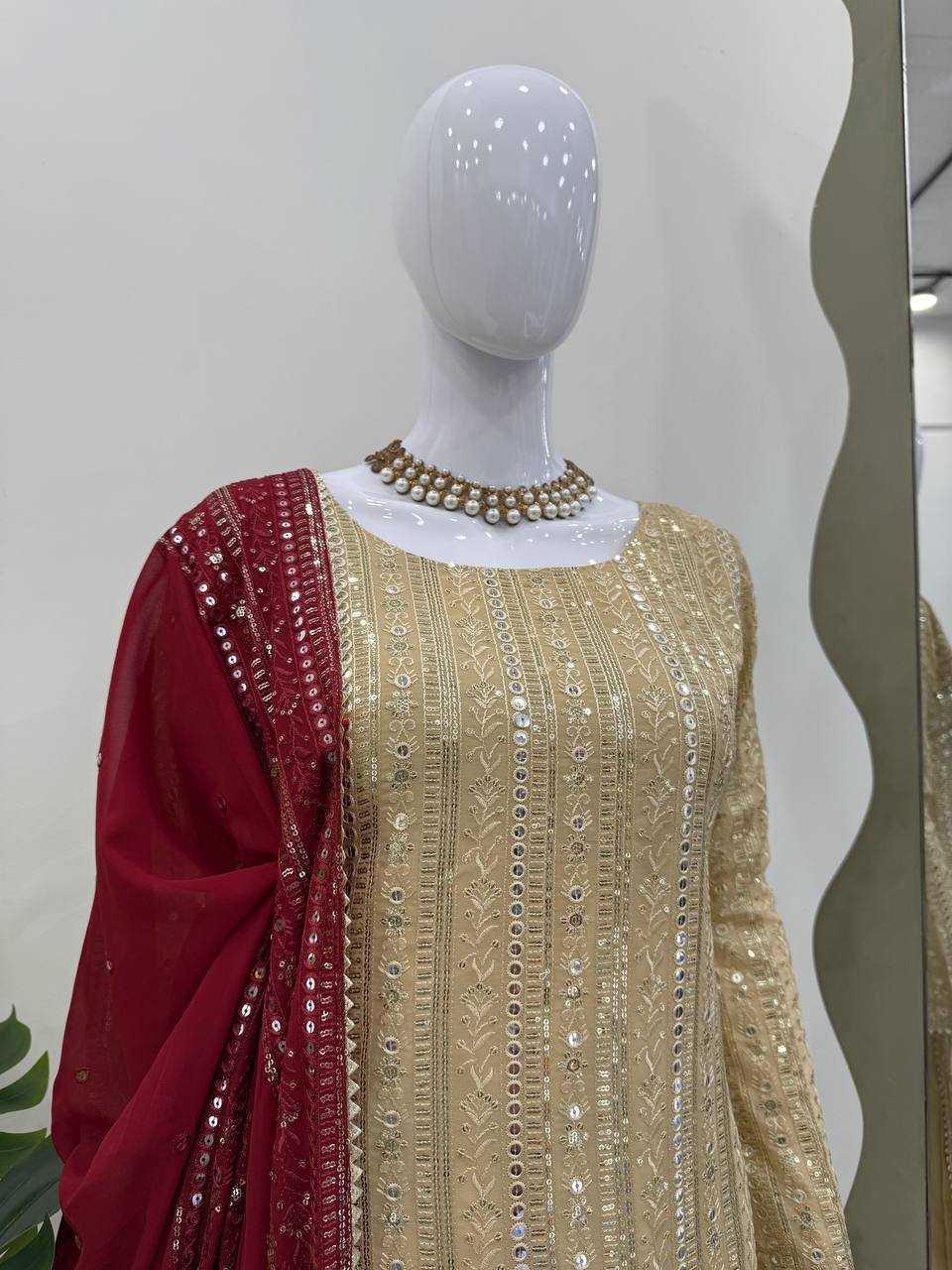 Ynf Georgette RIN133 1514 Suits & Dresses Wholesale Georgette Suit Wedding Suits Party Wear Dresses Manufacturer