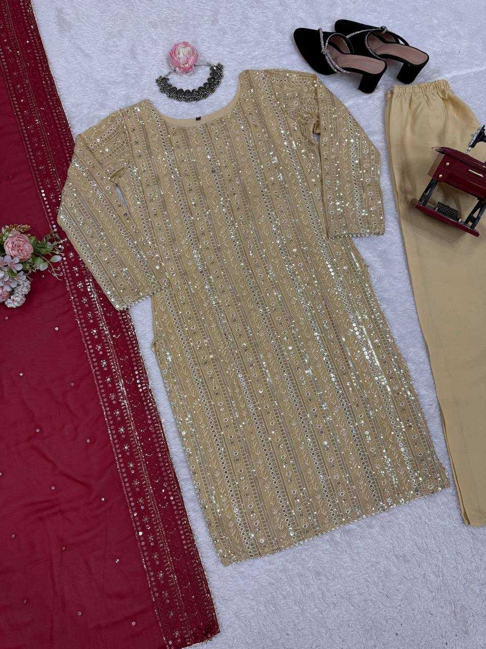 Ynf Georgette RIN133 1514 Suits & Dresses Wholesale Georgette Suit Wedding Suits Party Wear Dresses Manufacturer
